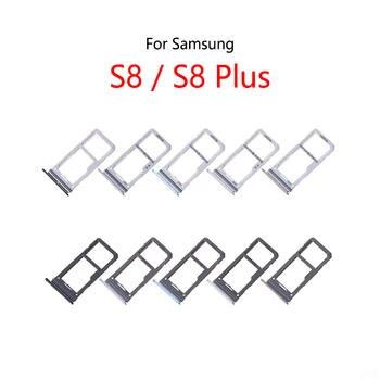 10PCS/Veľa Pre Samsung Galaxy S8 G950 G950F / S8 Plus G955 G955F Nový Slot Karty SIM Držiak Sim Kariet Zásuvky